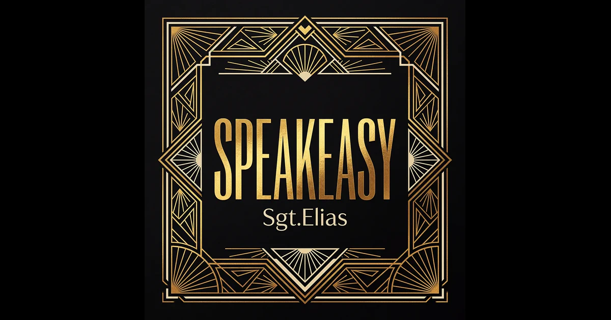 Sgt.Elias - Speakeasy - Cover